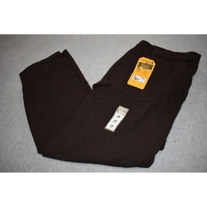 Carhartt Rugged Flex Loose Fit Canvas Work Pant Womens 22W Brown BN2080-W NEW